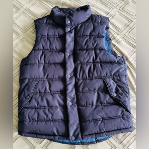 Gap Men’s puffer vest navy blue size medium
